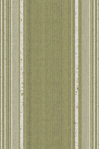 Close-up of the olive green stripe pattern repeat